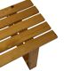 Banc scandinave en pin à lattes, années 1960
