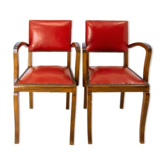 Pair of Bridge armchairs