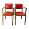 Pair of Bridge armchairs