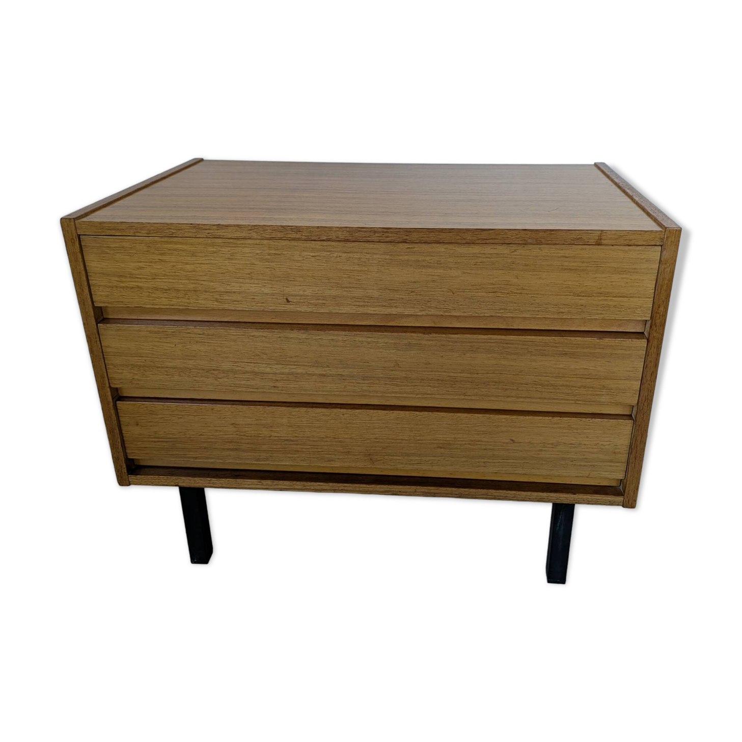 Small chest of drawers, bedside table from the 60s, rosewood.