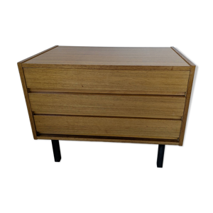 Commode, chevet en palissandre,