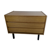 Small chest of drawers, bedside table from the 60s, rosewood.