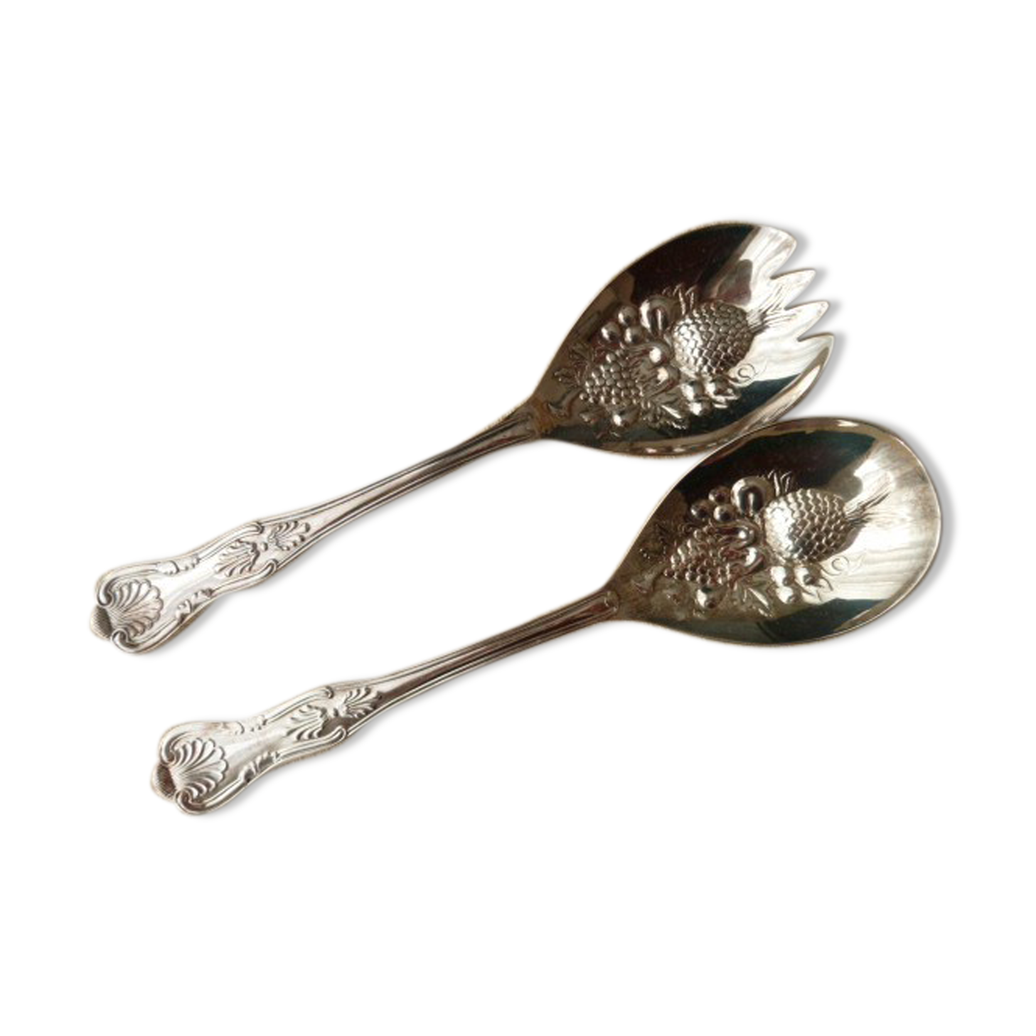 Silver metal service cutlery viners kings royal