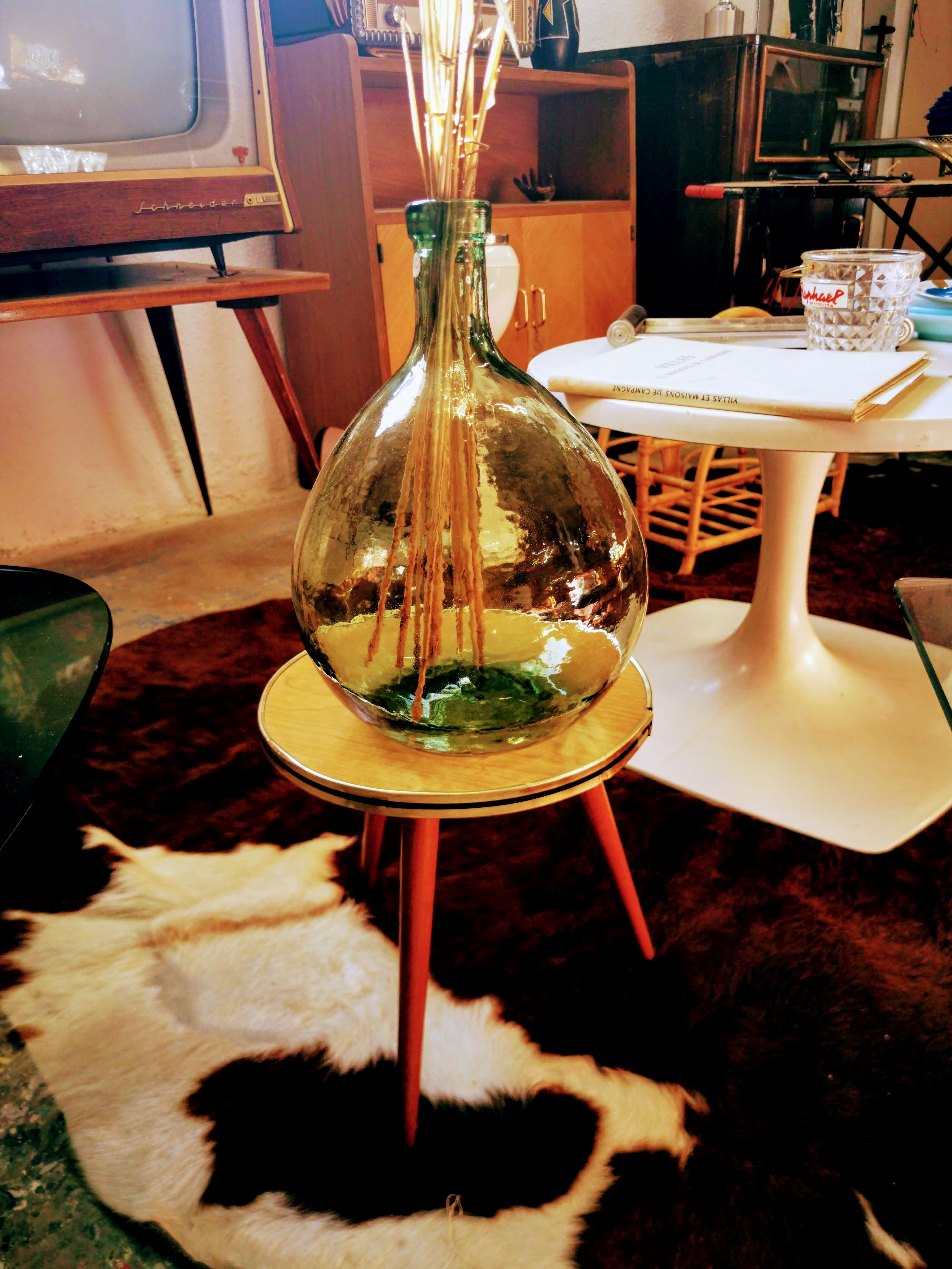 Vintage tripod side table