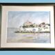 Aquarelle estuaire de la Gironde