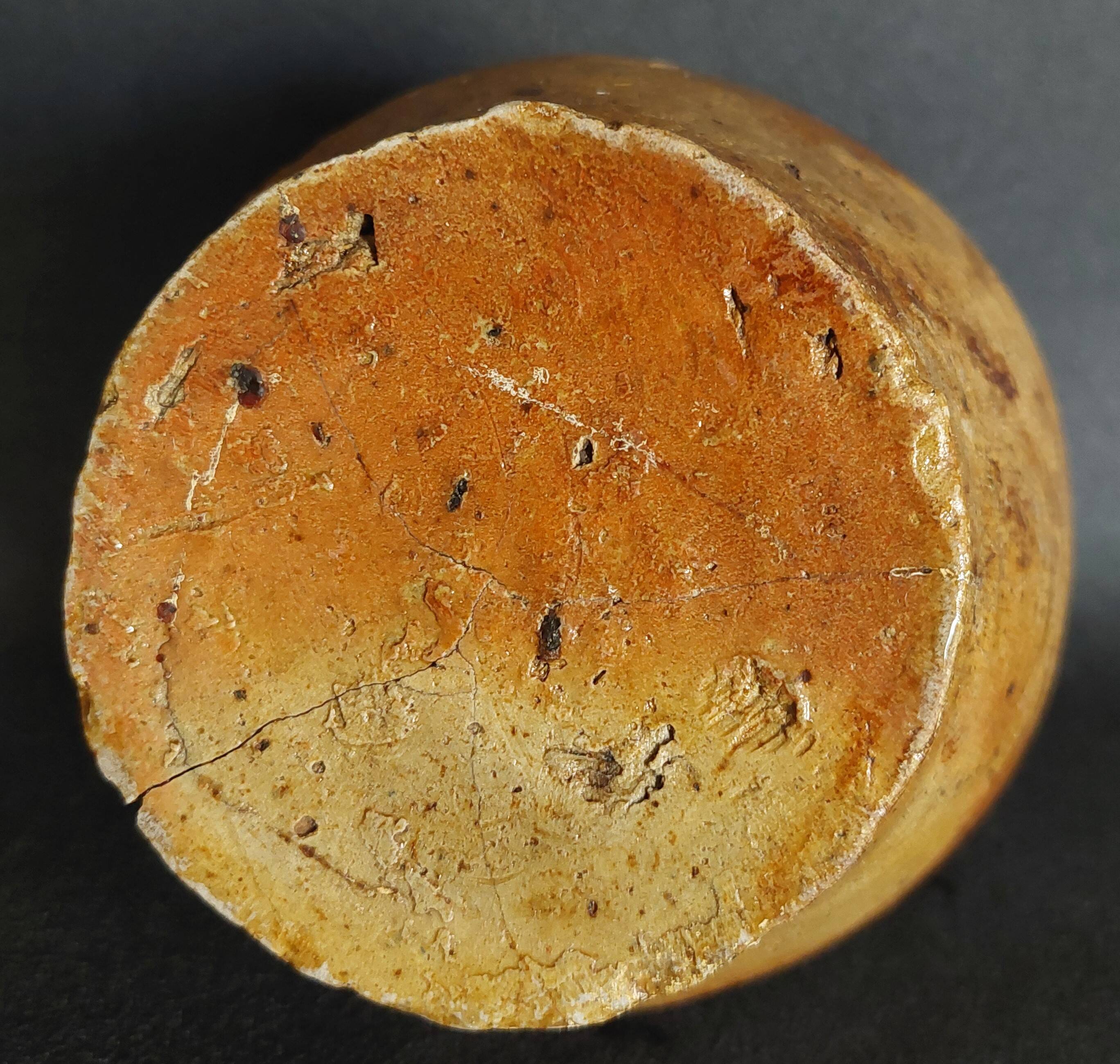 Stoneware pitcher/jug, late 19th/early 20th century, Puisaye