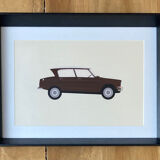Deco design frame - citroën ami 6