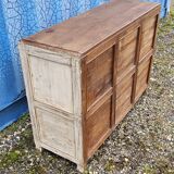 Ancien buffet vitré en teck