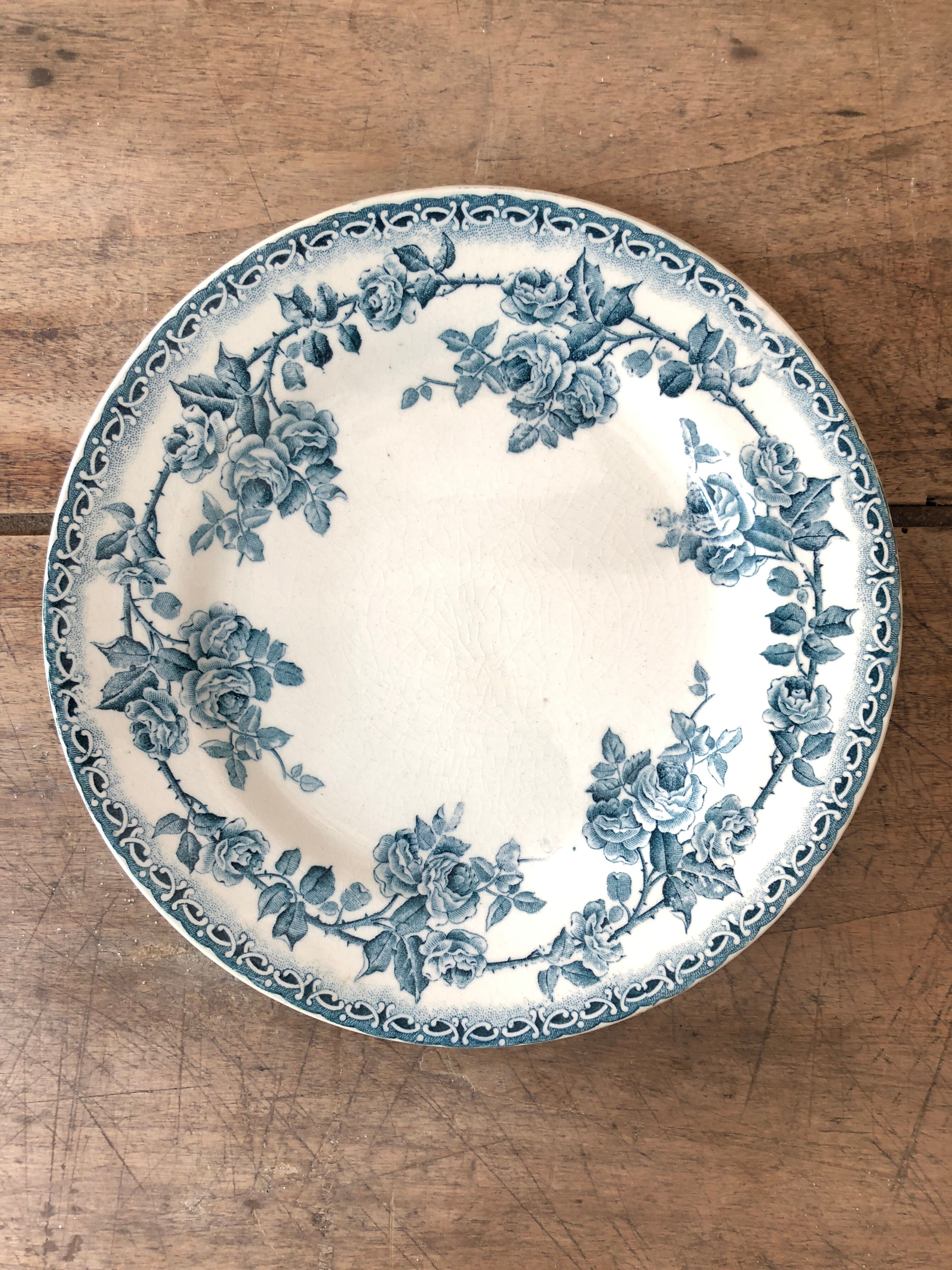 Iron earth dessert plates