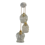 Suspension 3 transparent globes
