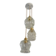 Suspension 3 transparent globes