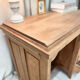 Restored antique oak desk - 4 drawers