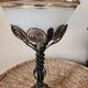 Lampe fer forgé art déco
