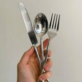 18 metal cutlery sets, branch design