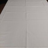 Antique white granite cotton tablecloth 135 x 145 cm