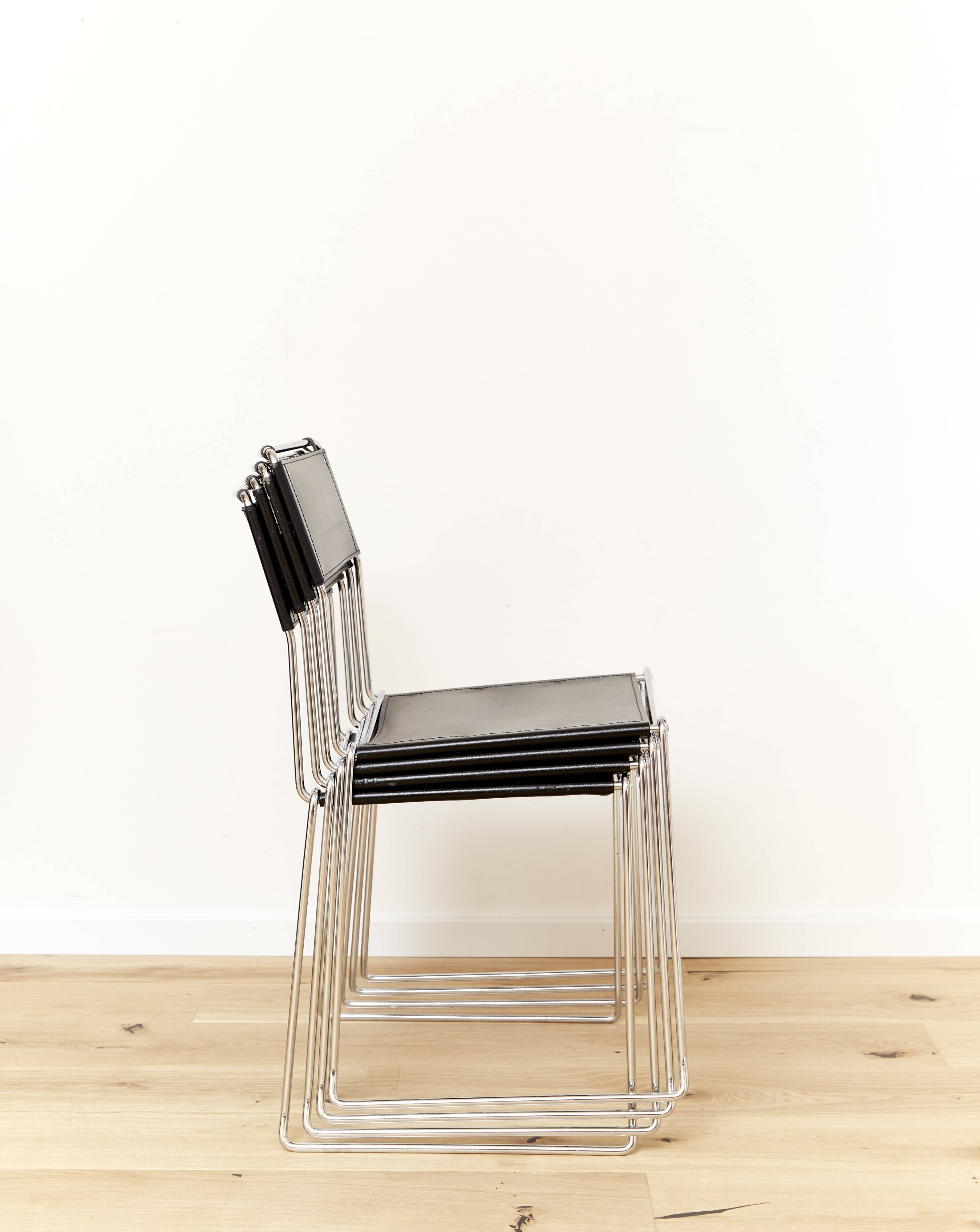Giandomenico Belotti Dining Chairs for Alias I Set of 4