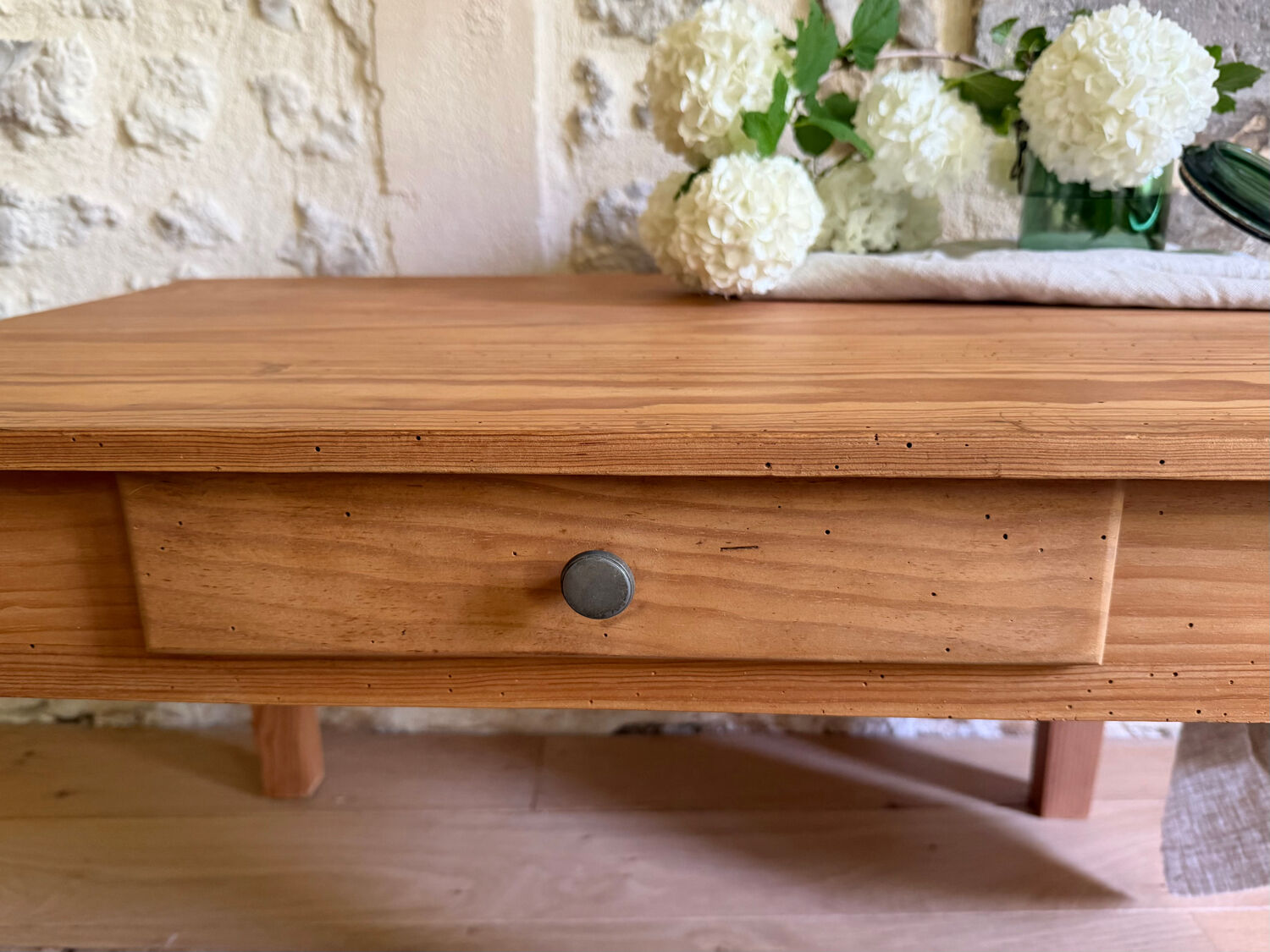 Renovated wooden coffee table