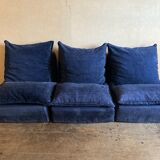 Three heaters forming a sofa