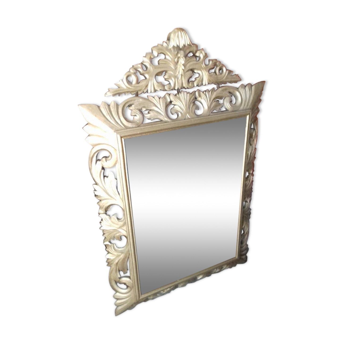 Giltwood mirror, Napoleon III period, 121x78 cm