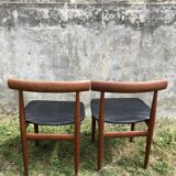 Table and 2 chairs Hans Olsen