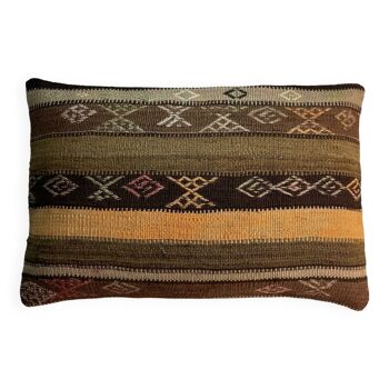 Housse de coussin kilim turc 40 x 60 cm