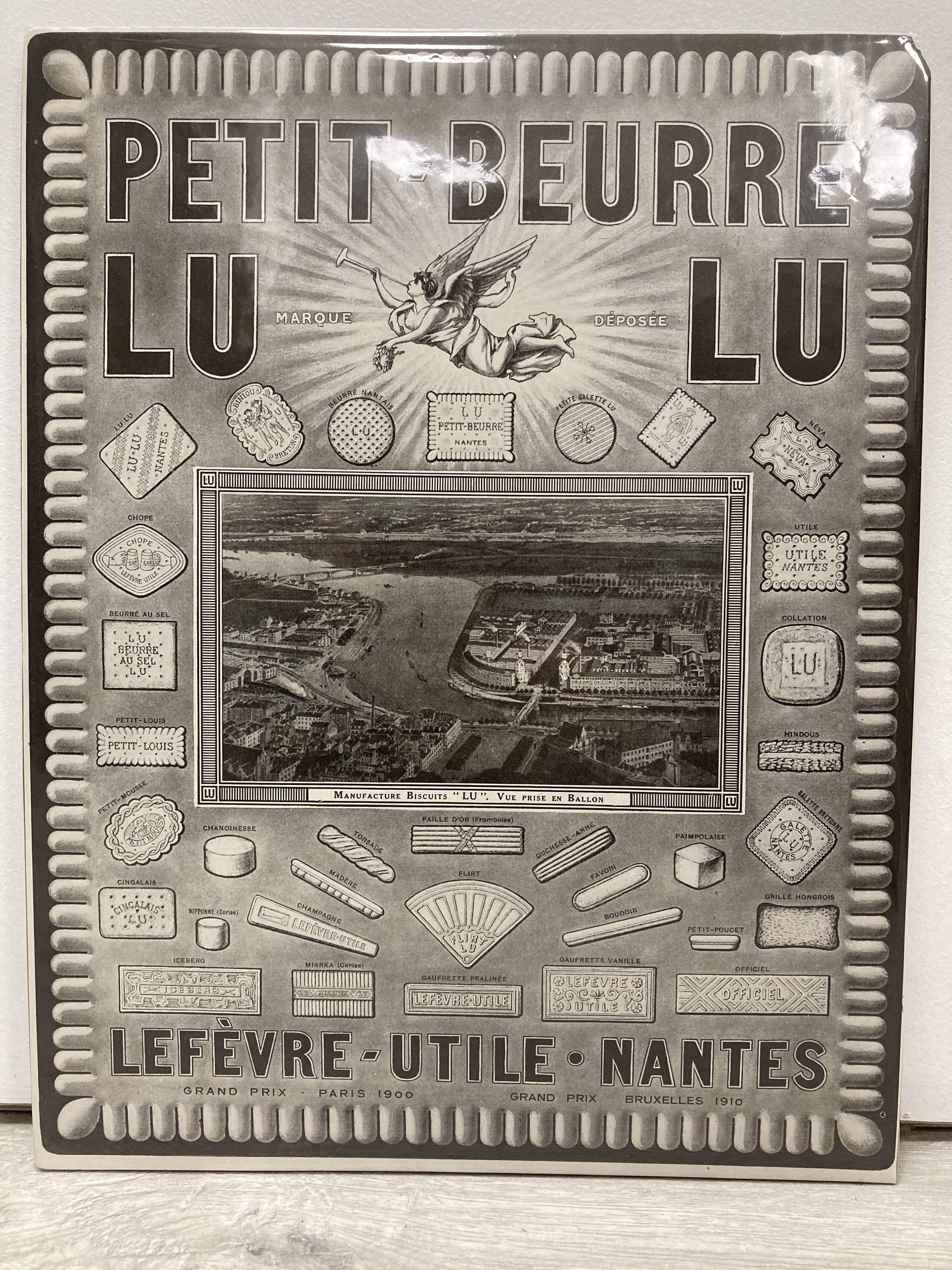 Publicité ancienne Petit-Beurre Lu