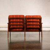 Scandinavian two-seater bench