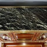 Rare Small Cylinder Desk and Showcase, Louis XVI style – Mid-19th century