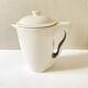 Contemporary earthenware teapot
