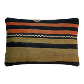 Vintage turkish handmade cushion cover , 30 x 50 cm