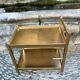 Golden serving tray