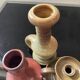 Trio of candlesticks with handles from the 60s-70s