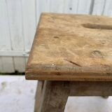 Wooden workshop stool from the 1950s