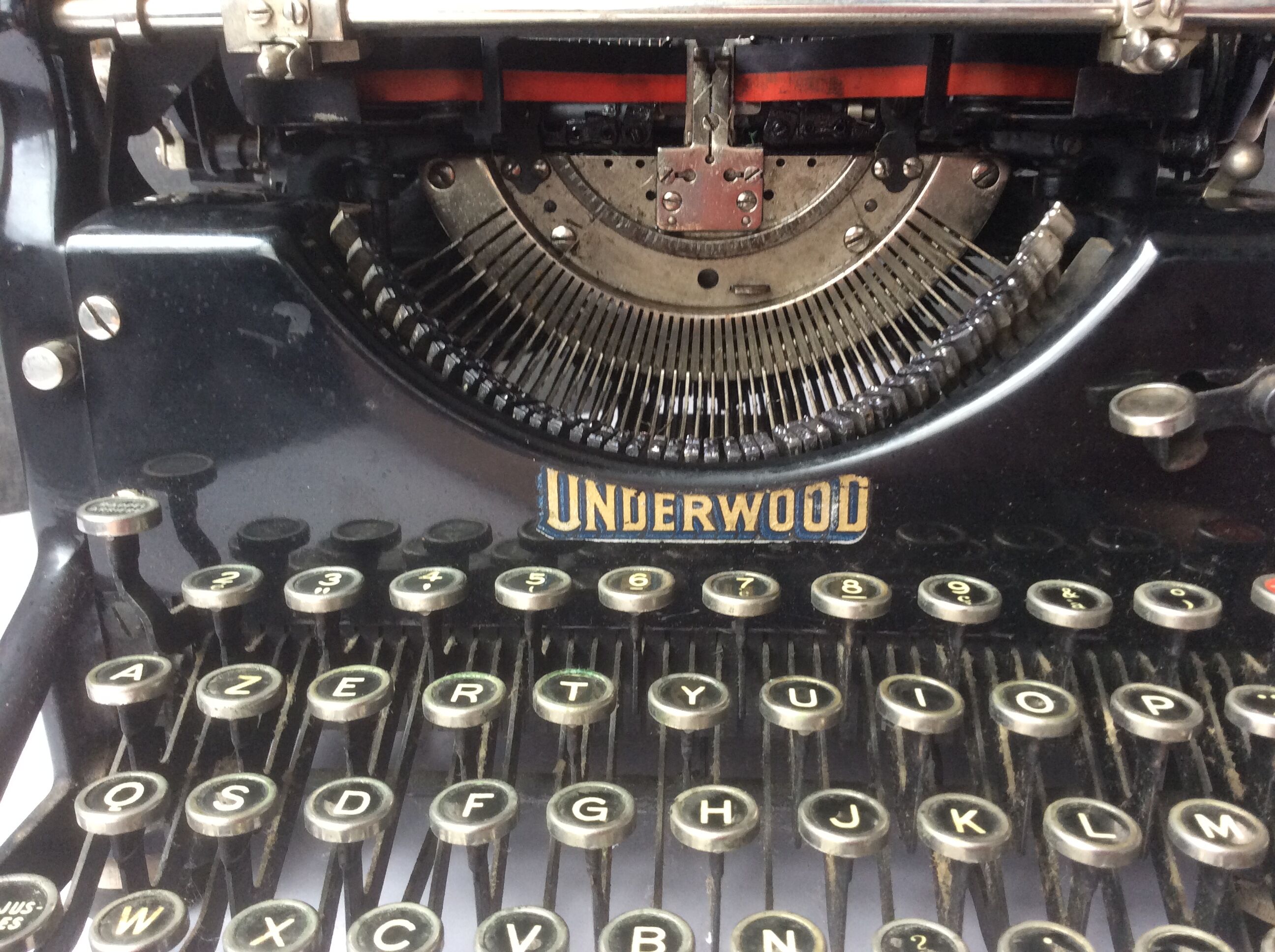 Old Underwood typewriter