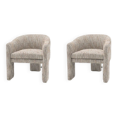Fauteuil en Tweed