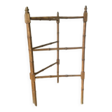 Old wooden towel rack