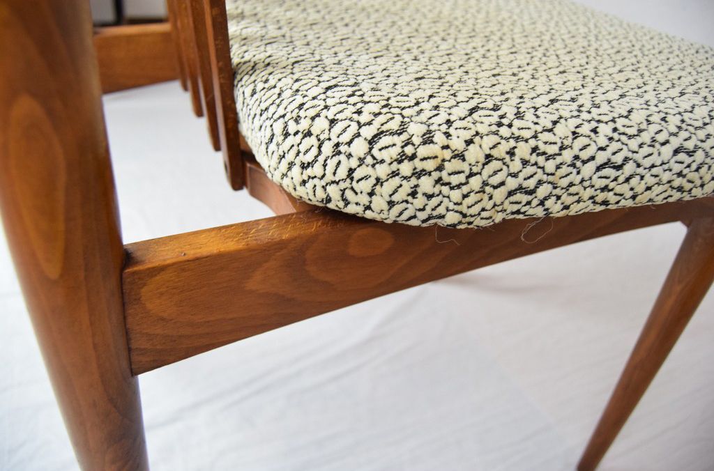 Upholstered Czechoslovakia 1960 s lounge chairs