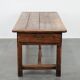 Antique French dining table made of fruitwood  from the late 18th century