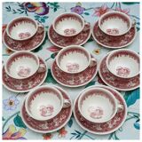 service of 8 cups and saucers Burgenland