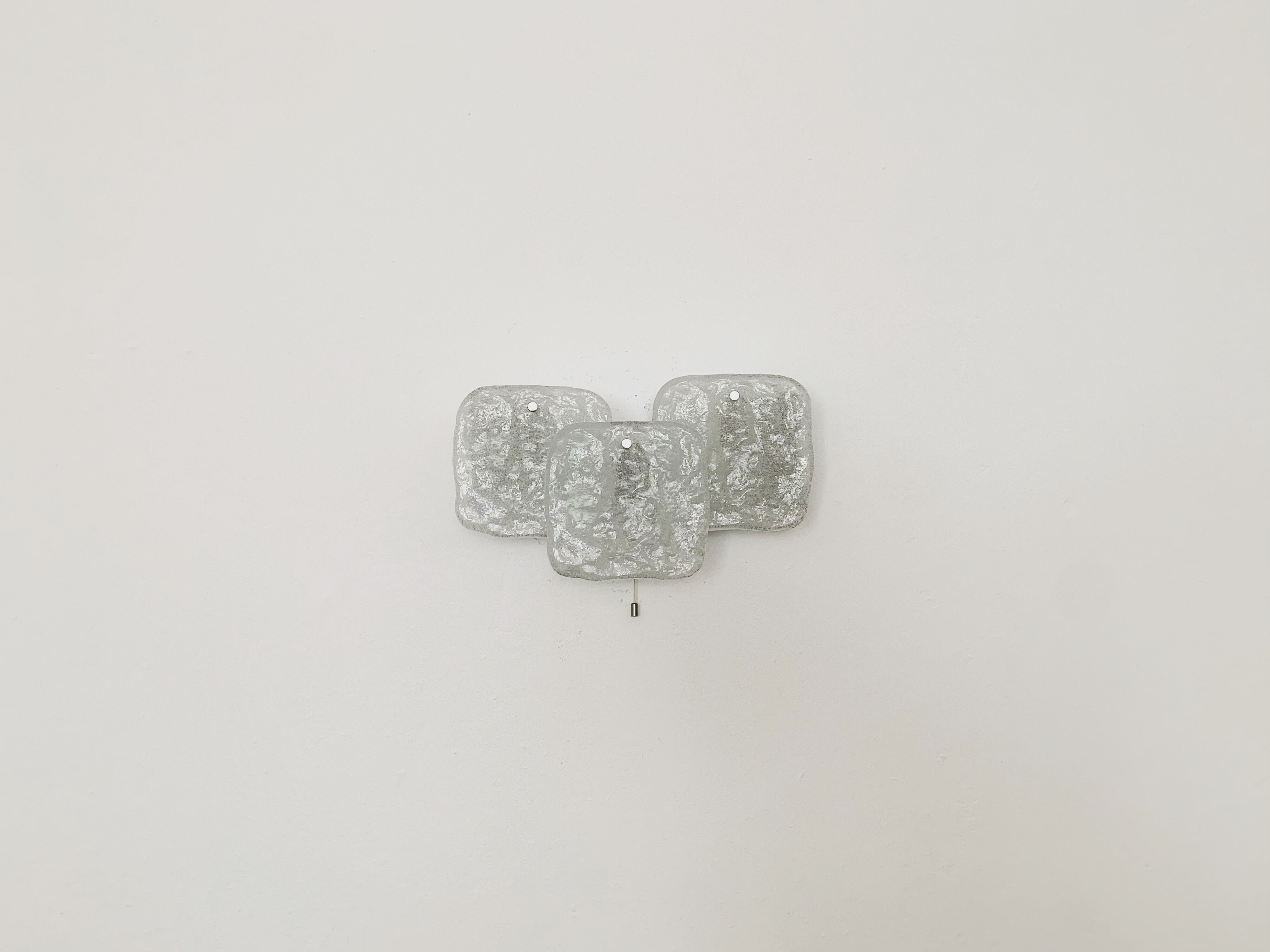 Ice Glass Wall Lamp by J.T. Kalmar