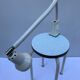 Lampe médicale architecte bras flexible & tête metal blanc