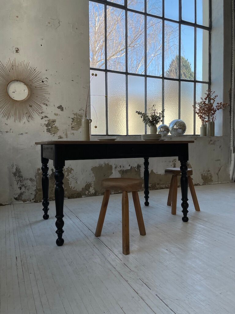 Farm bistro table in oak