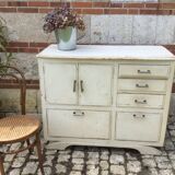 Vintage white skated buffet