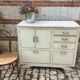 Vintage white skated buffet