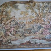 "Fishing party of Madame de Maintenon" Classical-inspired tapestry