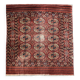 Tapis ancien Boukhara Turkmène : 0.95 x 1.10 Mètres