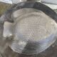 Grand plat en forme de poisson en verre transparent, made in france, vintage 1970