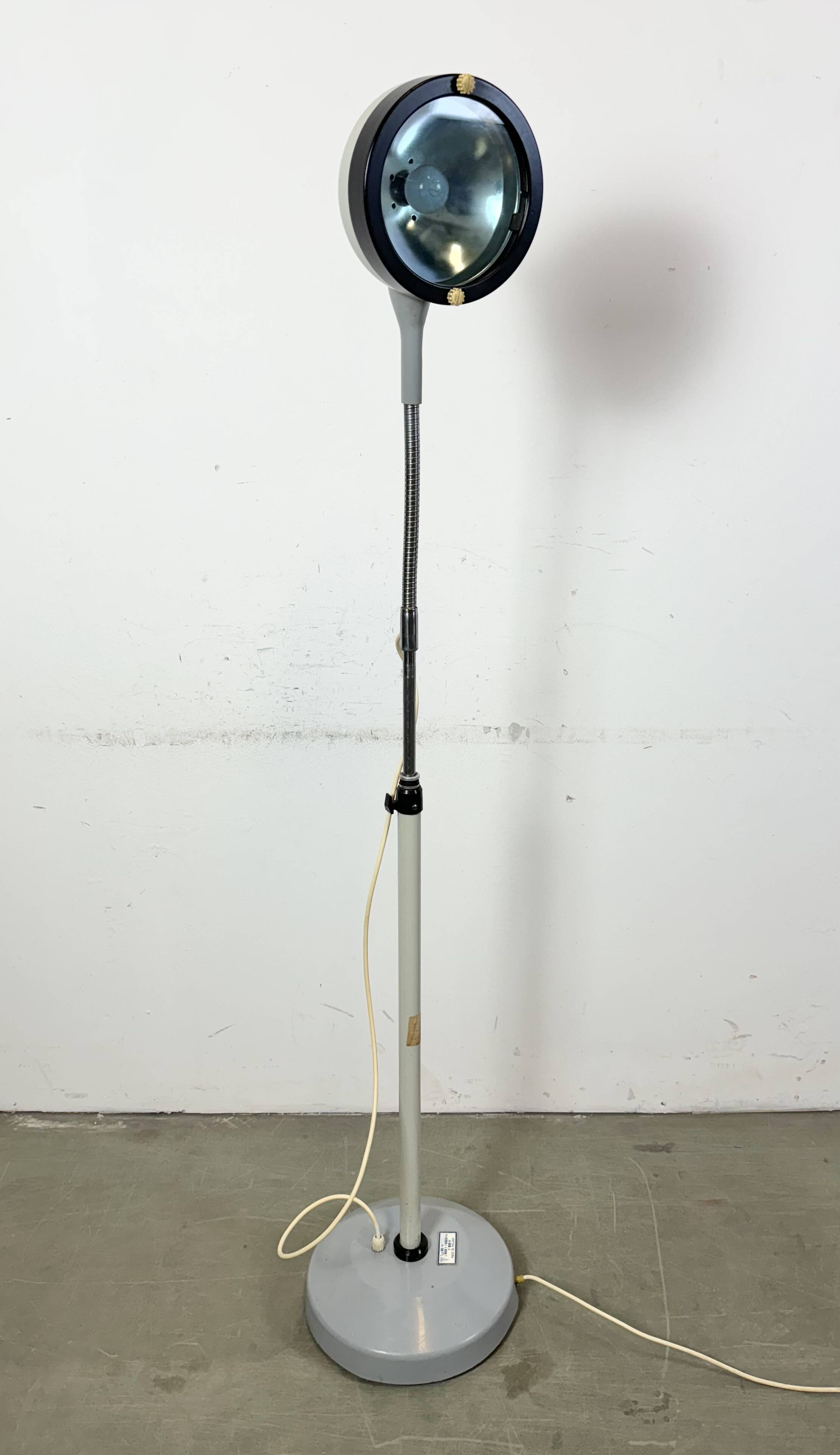 Vintage Medical Gooseneck Floor Lamp from Famed, 1970s