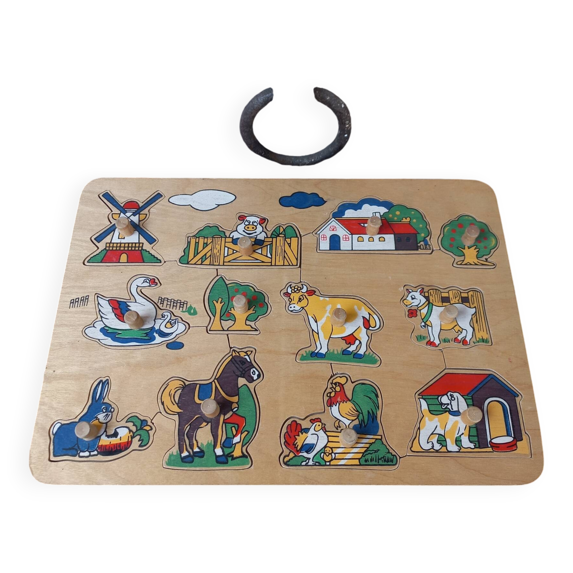 Vintage wooden puzzle