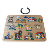 Puzzle bois vintage